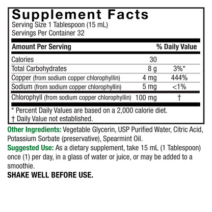 LIQUID CHLOROPHYLL SPEARMINT