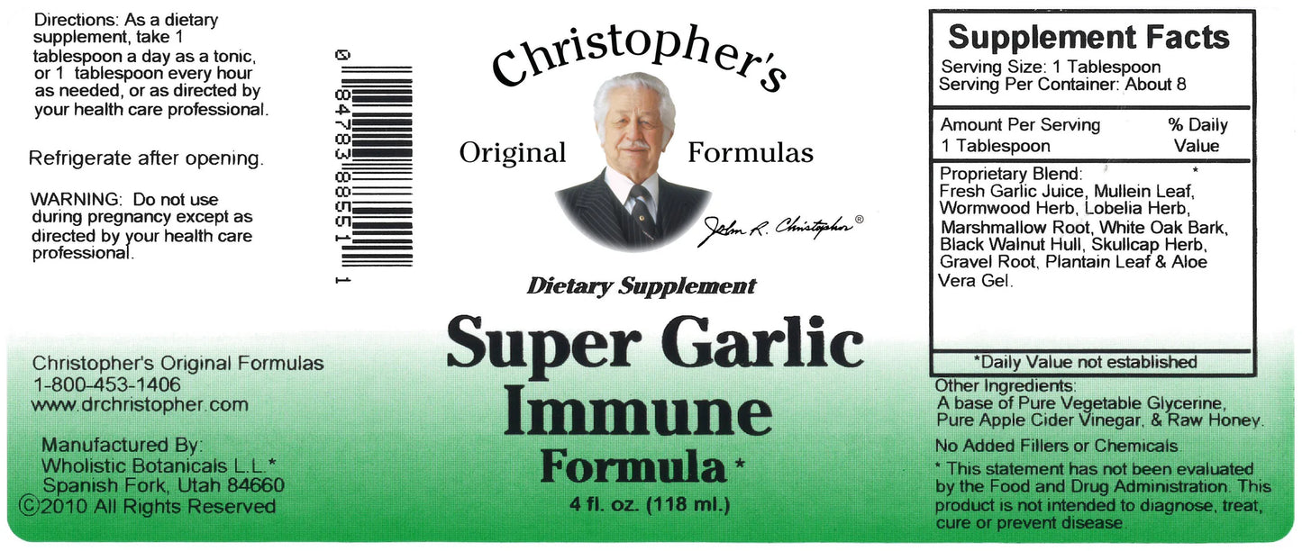 SUPER GARLIC IMMUNE FORMULA