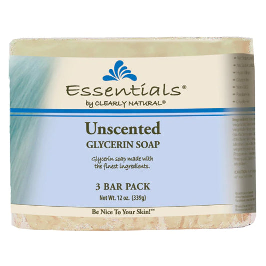 UNSCENTED GLYCERIN SOAP 3 PACK
