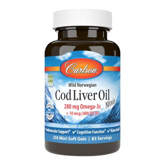 COD LIVER OIL MINIS 280 MG + 400 IU D3