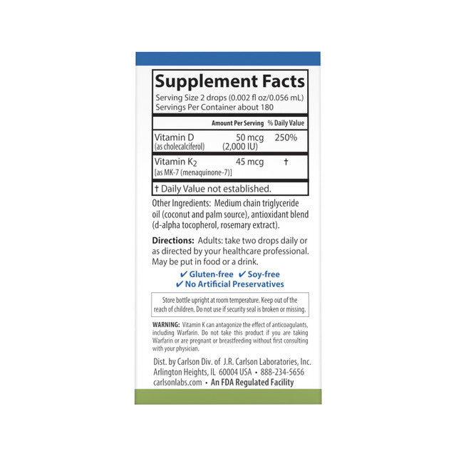 SUPER DAILY D3 (2000IU)+ K2 (45 MCG)