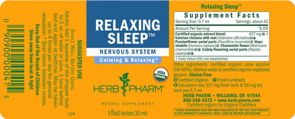 RELAXING SLEEP TONIC (2 oz)