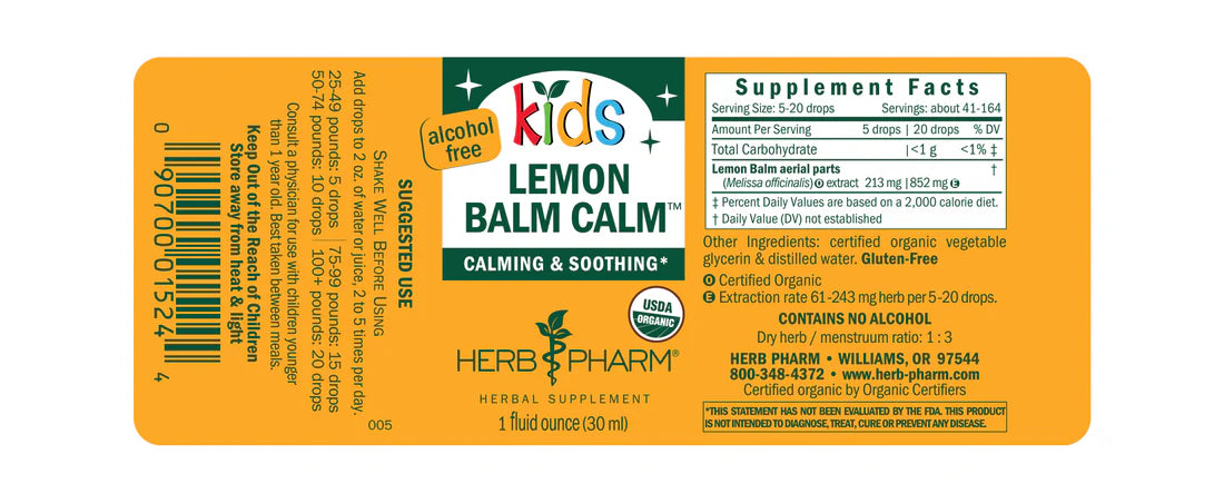 KID'S LEMON BALM CALM
