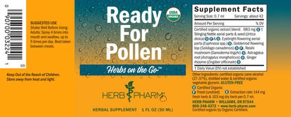 READY FOR POLLEN SPRAY