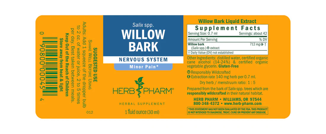 WILLOW BARK EXTRACT