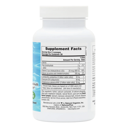 DENTAL CARE PROBIOTIC LOZENGE