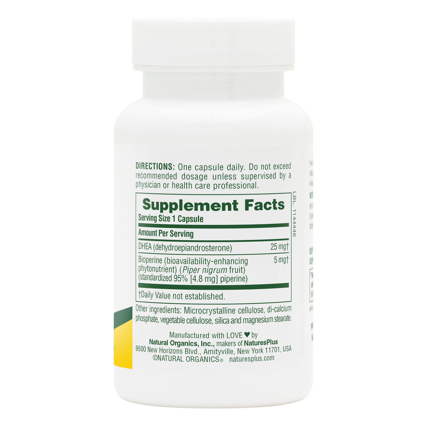 DHEA-25 W/BIOPERINE