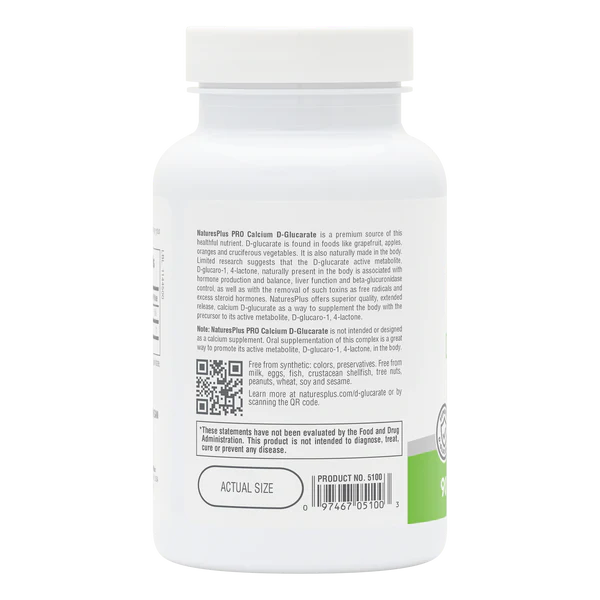 PRO CALCIUM D-GLUCARATE 600 mg