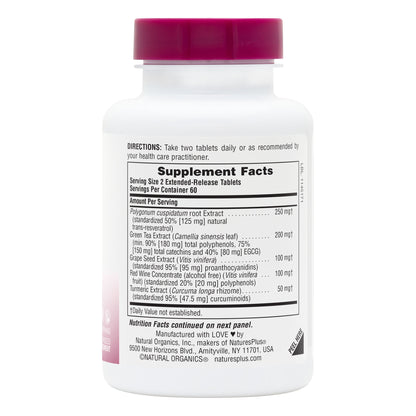 RESVERATROL EXTENDED RELEASE