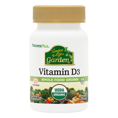 SOL GARDEN VITAMIN D3 125 mcg (5000 IU) ORGANIC