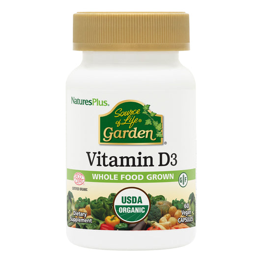SOL GARDEN VITAMIN D3 125 mcg (5000 IU) ORGANIC