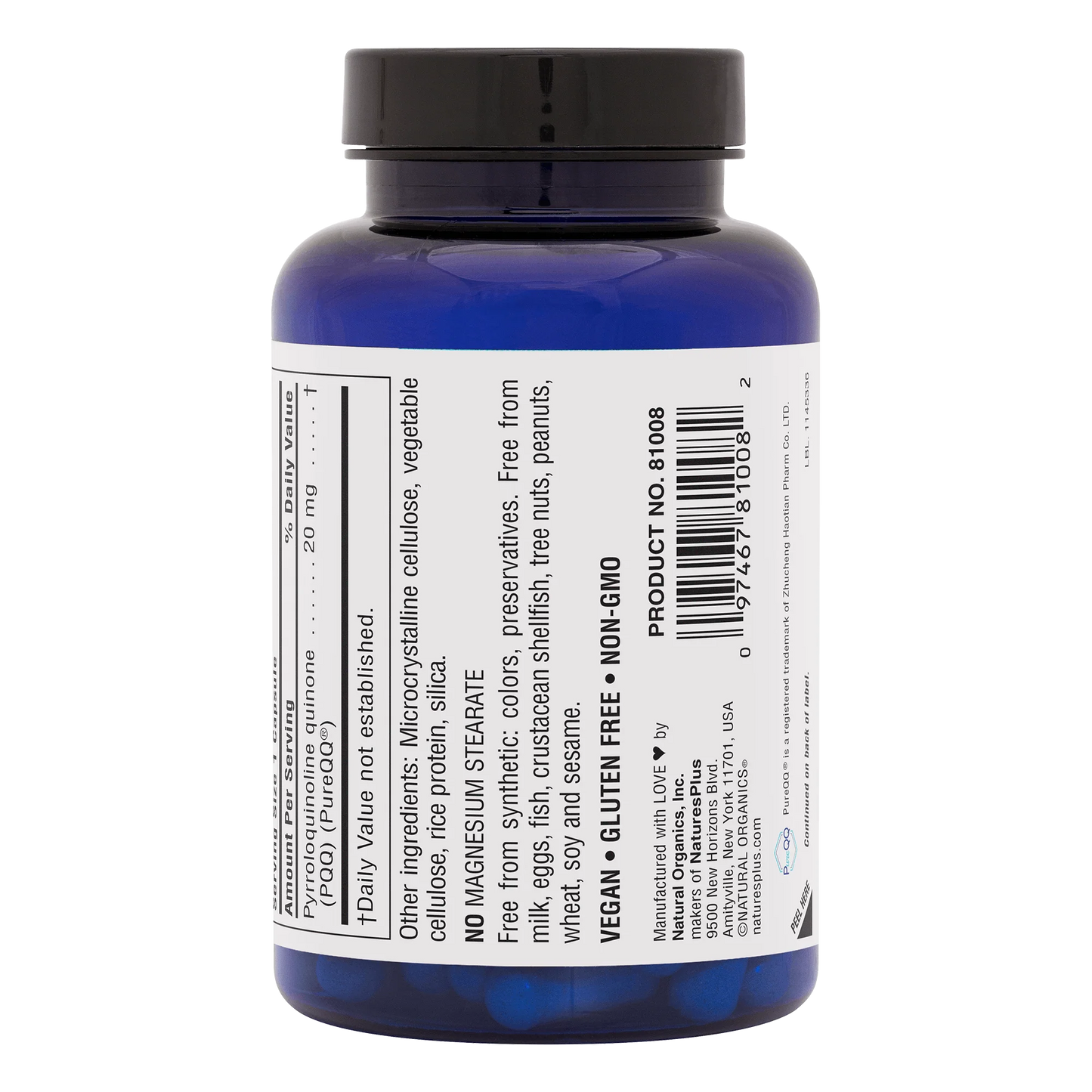 BRAINCEUTIX PQQ 20 mg