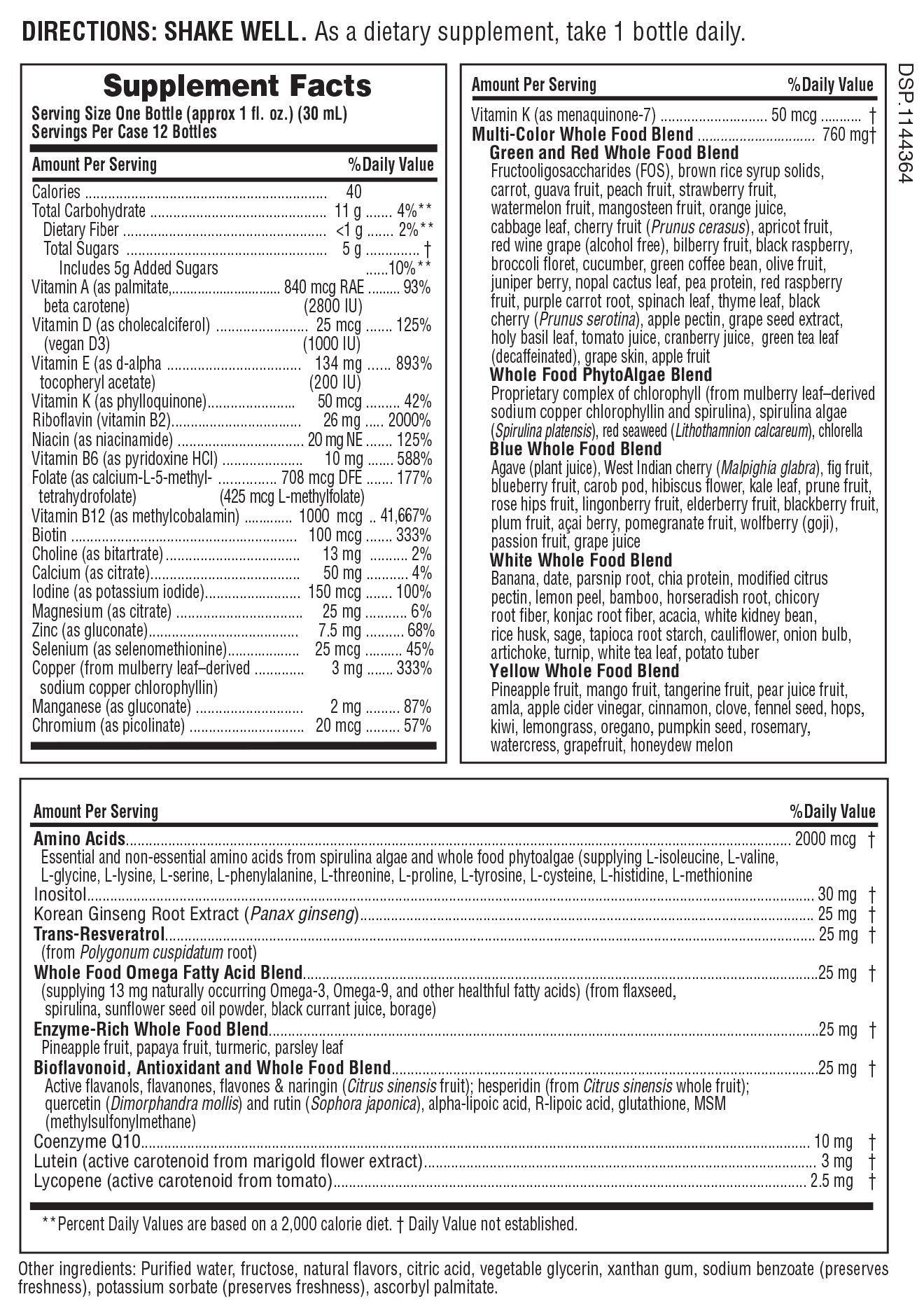 SOL GOLD MULTIVITAMIN LIQUID SHOT