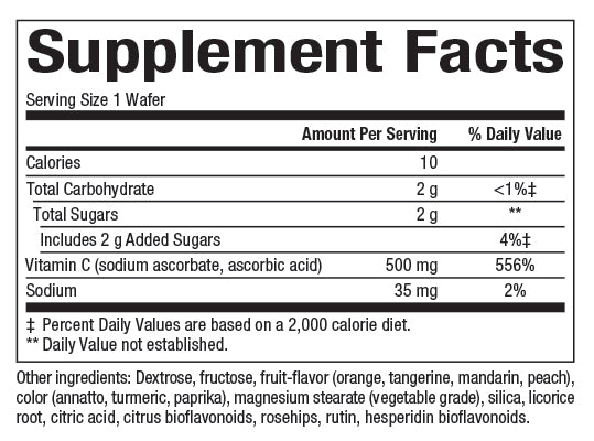 VITAMIN C 500 mg ORANGE
