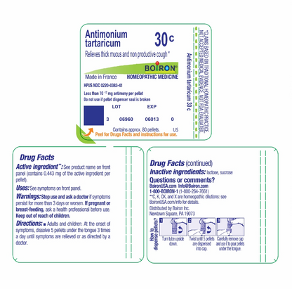 ANTIMONIUM TARTARICUM 200CK