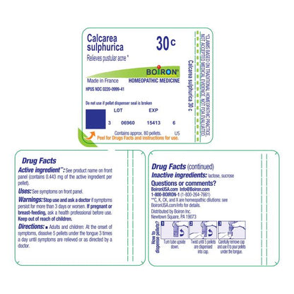 CALCAREA SULPHURICA 30C