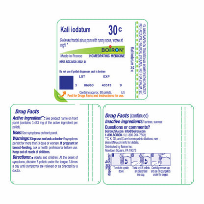 KALI IODATUM 30C