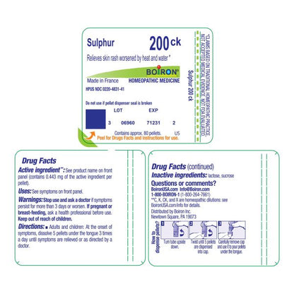 SULPHUR 200CK
