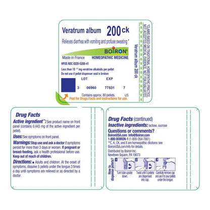 VERATRUM ALBUM 200CK