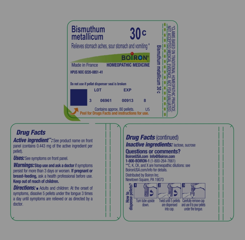 BISMUTHUM METALLICUM 30C