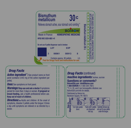 BISMUTHUM METALLICUM 30C