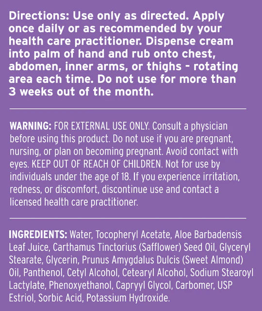 EMERITA ESTRIOL BALANCING CREAM