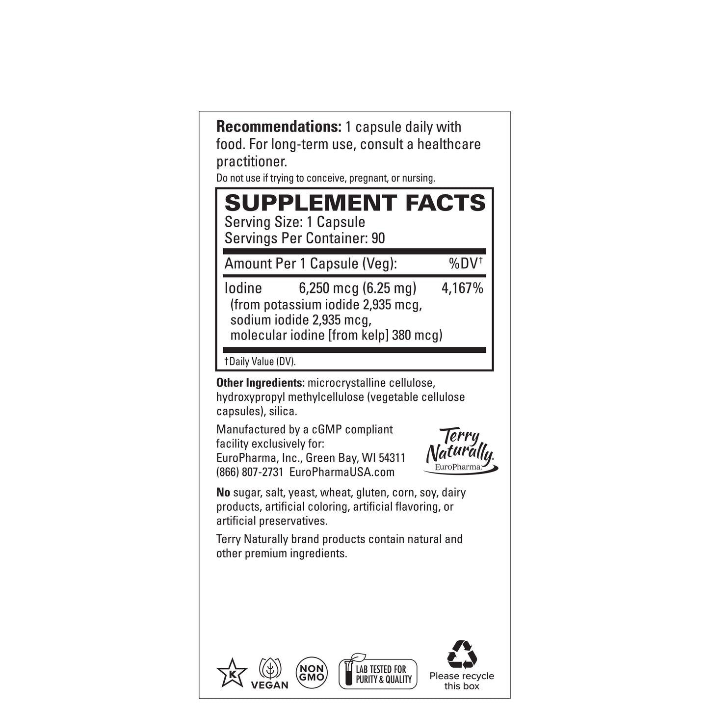 TRI-IODINE 6.25 MG