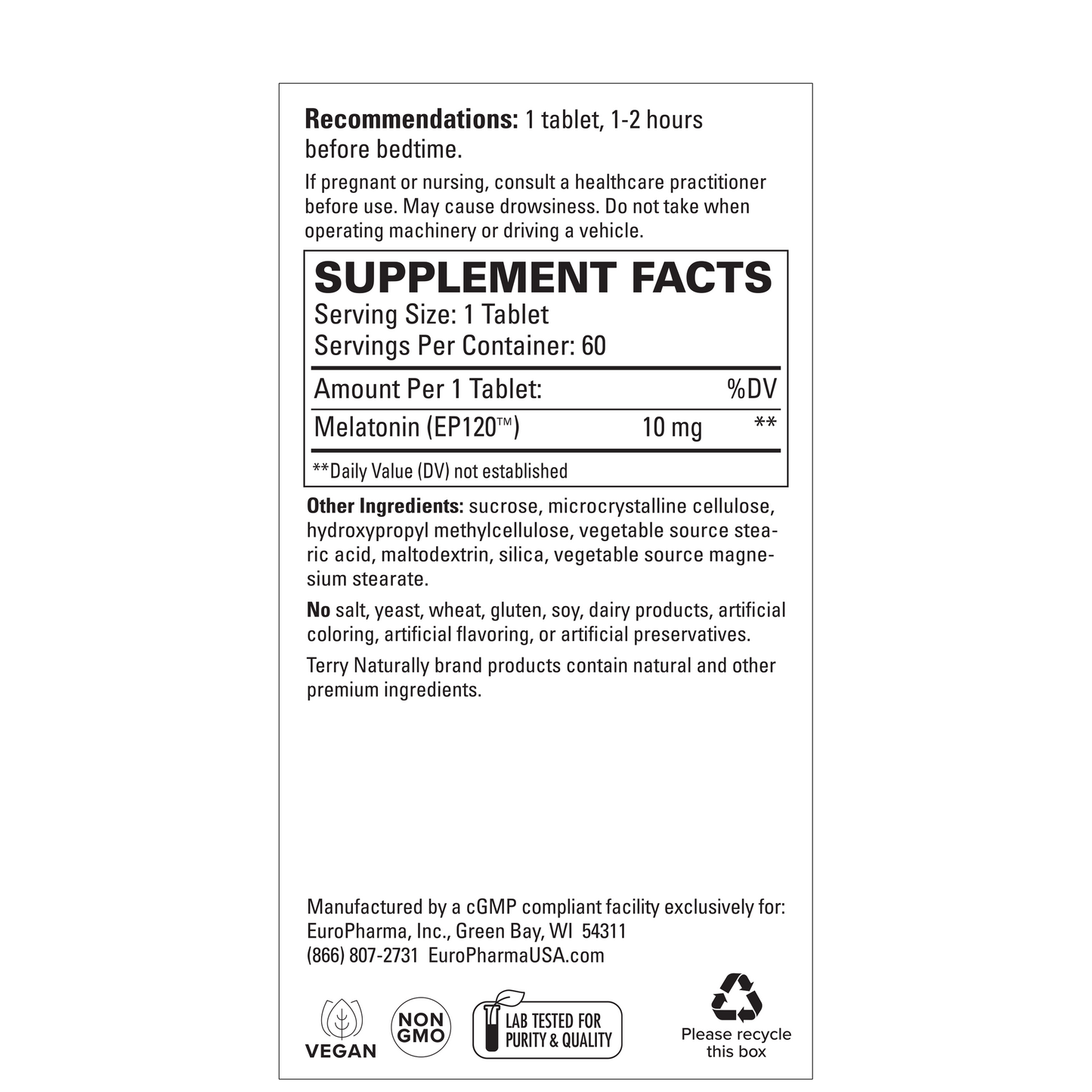 MELATONIN 10MG
