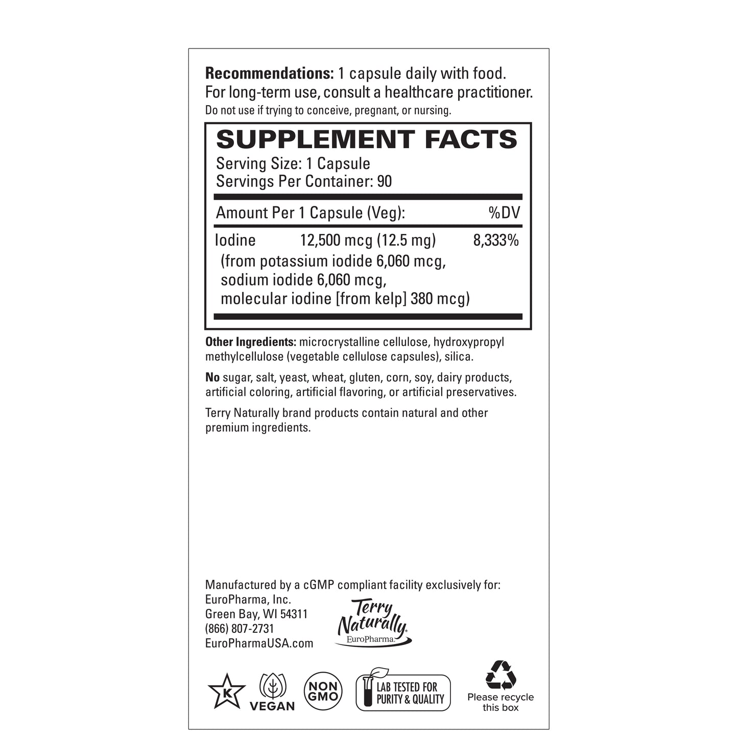 TRI-IODINE 12.5 MG
