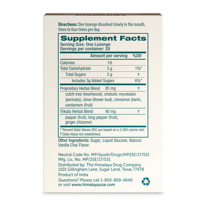 KOFLET LOZENGES VANILLA CHAI