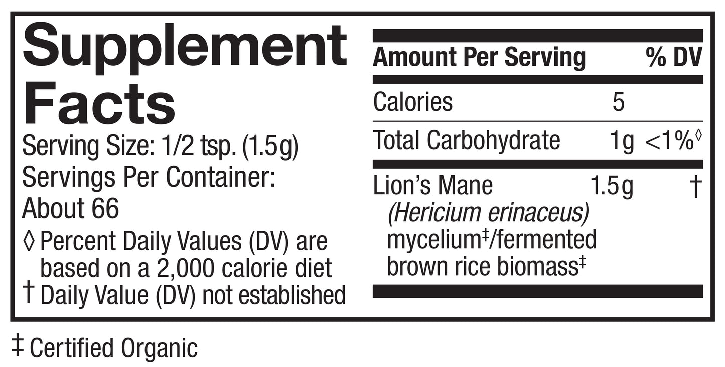 LION'S MANE POWDER