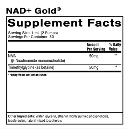 NAD+ GOLD (50ml)