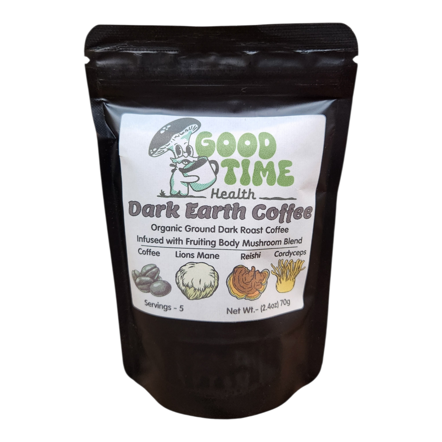 DARK EARTH COFFEE (5 serving)