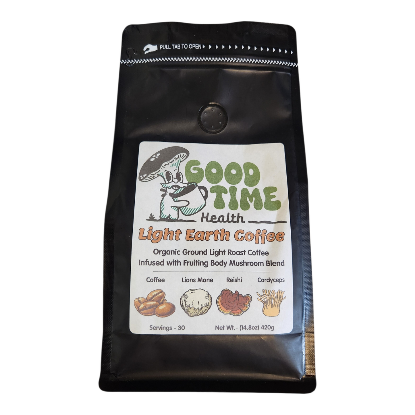 EARTH COFFEE LIGHT ROAST (30 serving)