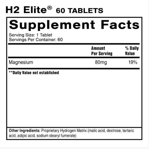 H2 ELITE MOLECULAR HYDROGEN (60)