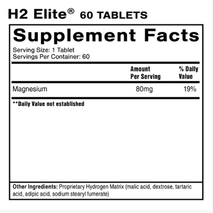 H2 ELITE MOLECULAR HYDROGEN (60)