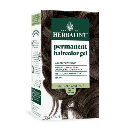 PERMANENT HAIRCOLOR GEL 5C LIGHT ASH CHESTNUT