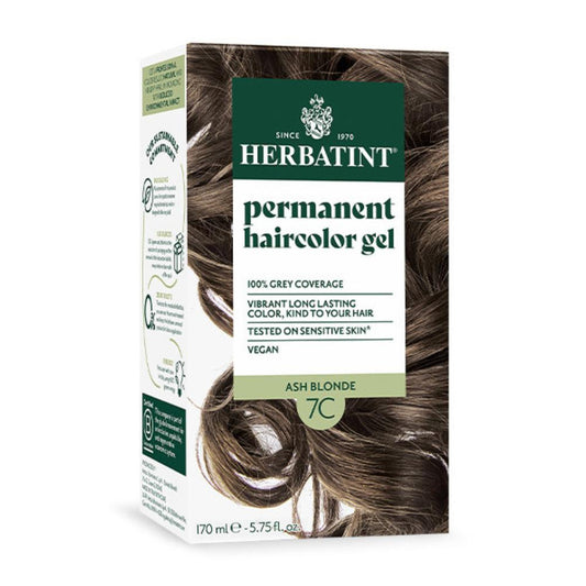 PERMANENT HAIRCOLOR GEL 7C ASH BLONDE