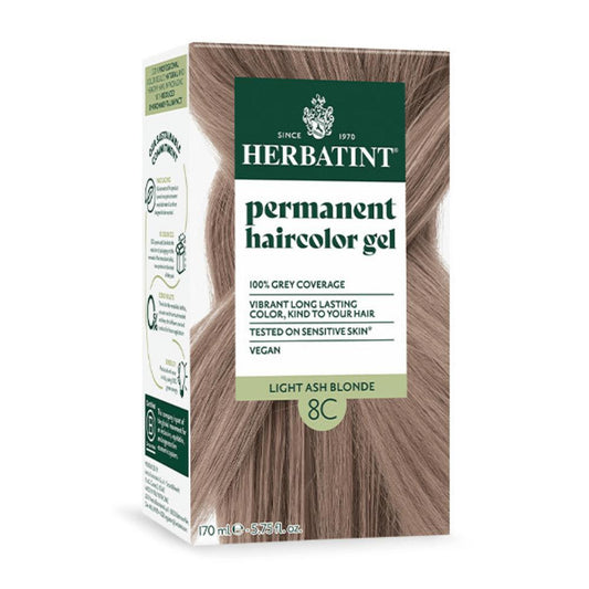PERMANENT HAIRCOLOR GEL 8C LIGHT ASH BLOND