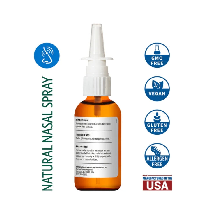 BIO-ACTIVE SILVER NATURAL NASAL SPRAY (2 oz)