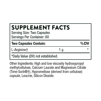 L-ARGININE SUSTAINED RELEASE