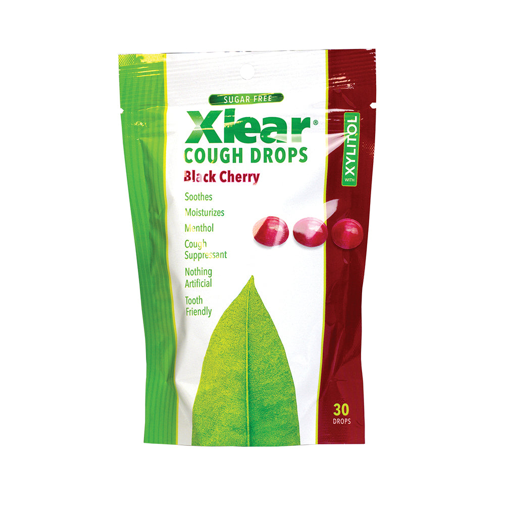 BLACK CHERRY SUGAR-FREE COUGH DROPS