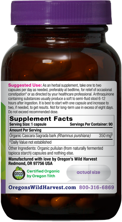 CASCARA SAGRADA ORGANIC