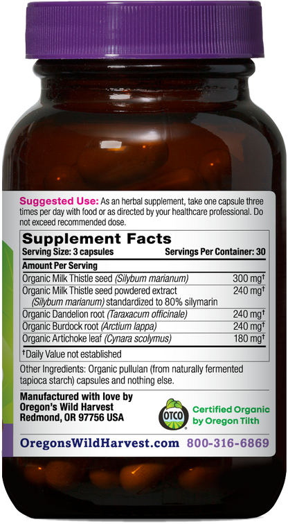 MILK THISTLE + DANDELION ORGANIC