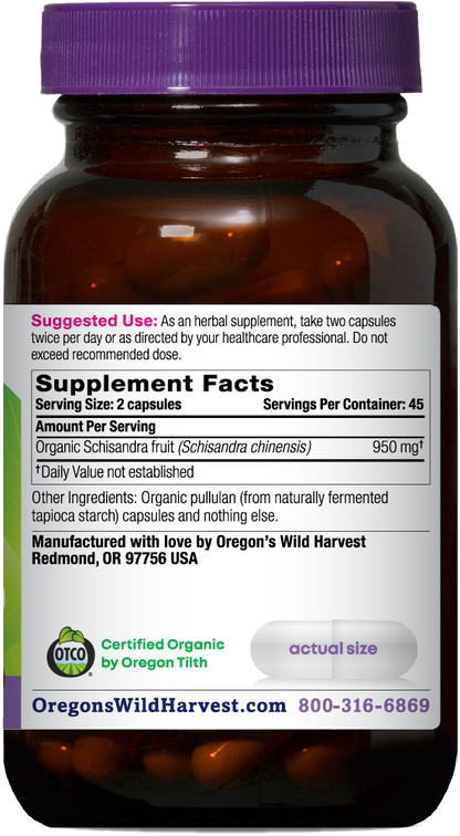 SCHISANDRA FRUIT ORGANIC