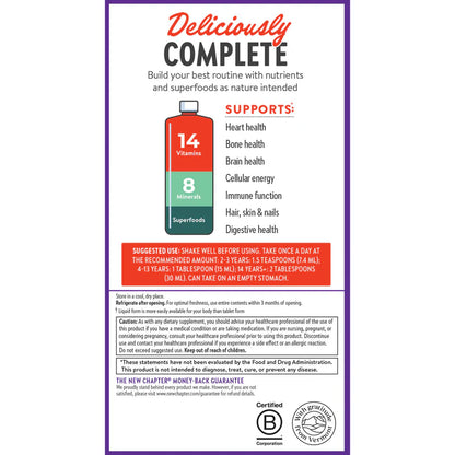 LIQUID MULTIVITAMIN ORANGE MANGO (30 oz)