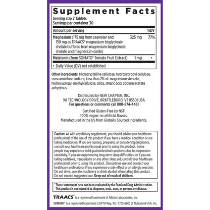 MAGNESIUM + PLANT BASED MELATONIN