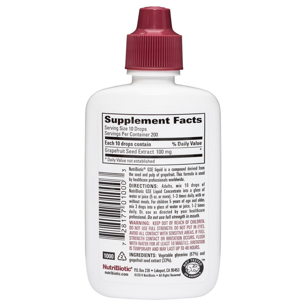 GRAPEFRUIT SEED EXTRACT LIQUID CONCENTRATE (2 oz)