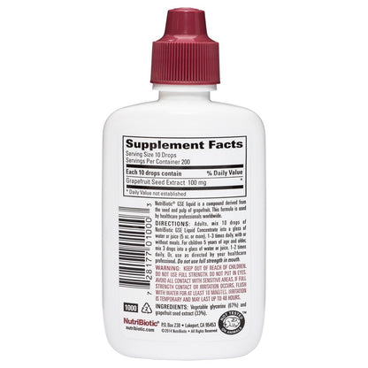 GRAPEFRUIT SEED EXTRACT LIQUID CONCENTRATE (2 oz)