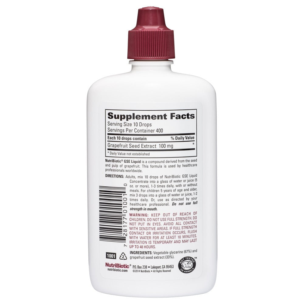 GRAPEFRUIT SEED EXTRACT LIQUID CONCENTRATE (4 oz)